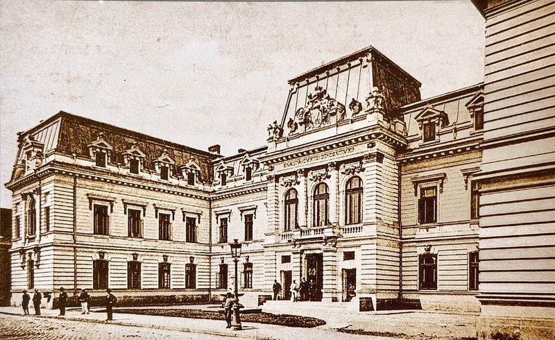 Clădirea Curții de Conturi a României din București, fotografie istorică