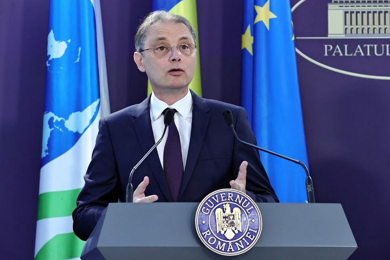 Luca Niculescu, premierul desemnat, fotografiat în 2022, pe când era secretar de stat