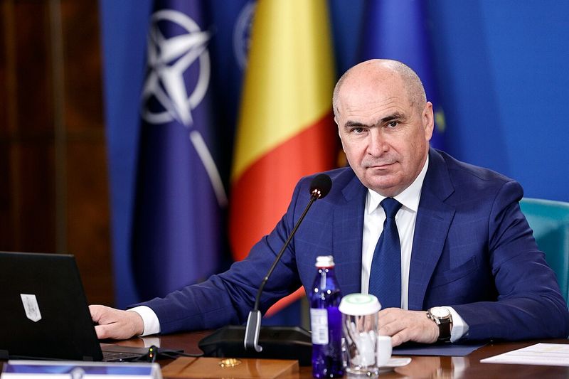 Ilie Bolojan, președintele PNL și premier interimar, la o ședință de guvern